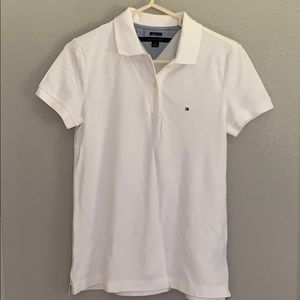 White Tommy relaxed fit polo